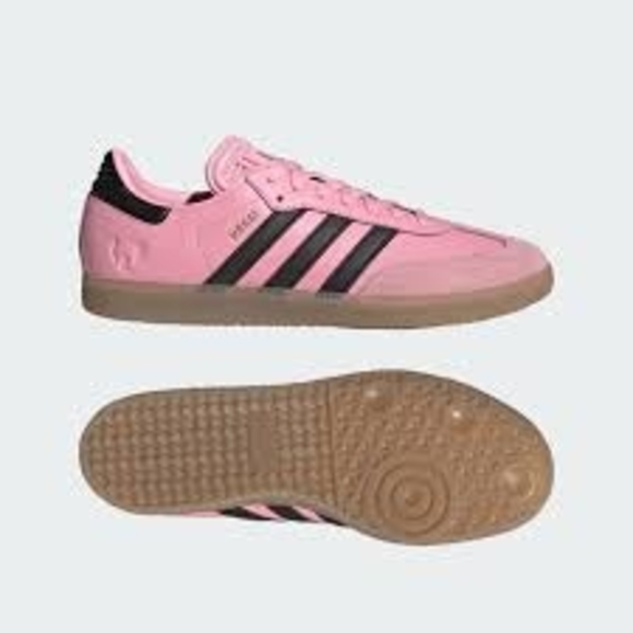 Adidas Pink Samba Messi Indoor Soccer Shoes - Picture 4 of 4